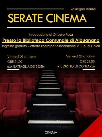 Albugnano | Serate cinema: "Il diritto di contare"