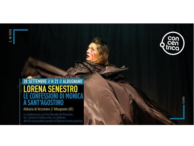 Albugnano | Spettacolo teatrale "Le Confessioni di Monica a Sant'Agostino" di Lorena Senestro