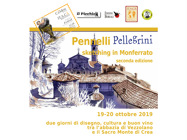 Albugnano | Pennelli pellegrini - sketching in Monferrato