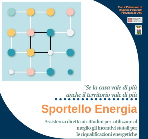 Sportello Energia - sabato 10 luglio appuntamento con gli esperti ad Albugnano