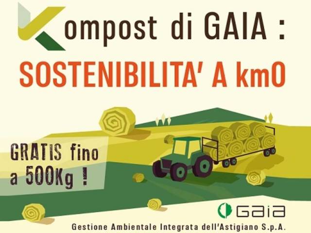 Compost di Gaia per le aziende: gratis fino a 500kg